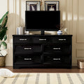 Modern 3 Drawer Chest of Drawers with 7 Drawers Dresser, Clothes Organizer -Metal Pulls