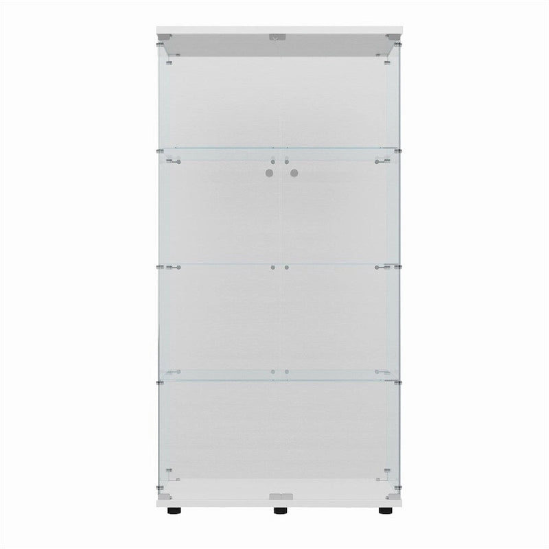 Vetrinetta in vetro temperato, mobile contenitore, schedario