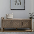 SOLID WOOD 44 inch Wide Transitional Entryway Storage Bench in Smoky Brown - 18 d x 44 w x 19.8 h