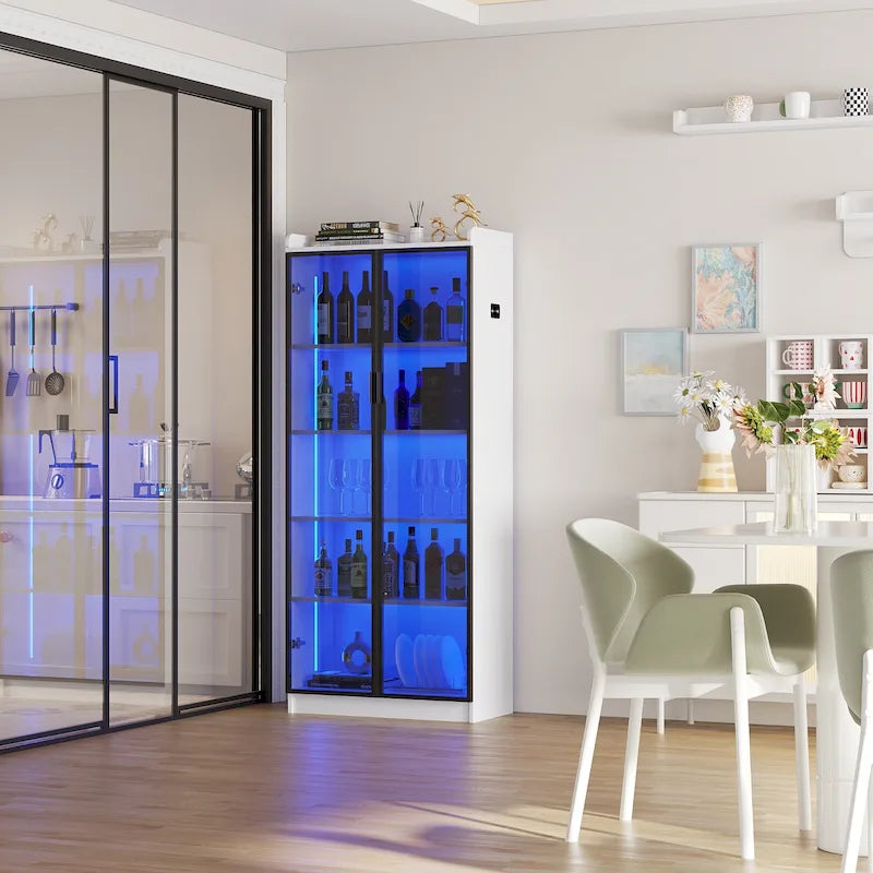 Atmosphere Dining Cabinet with LED light