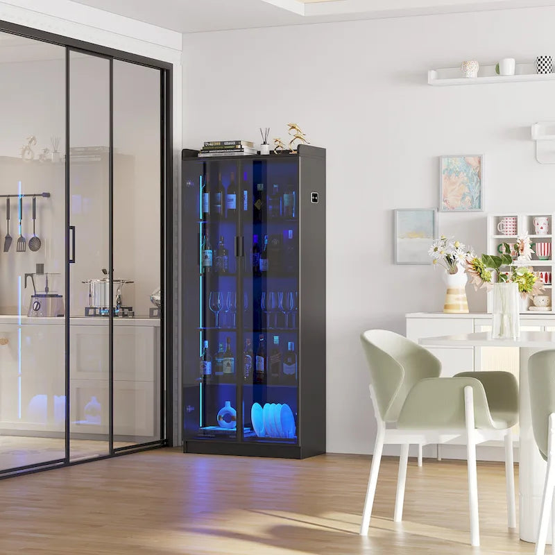 Atmosphere Dining Cabinet with LED light