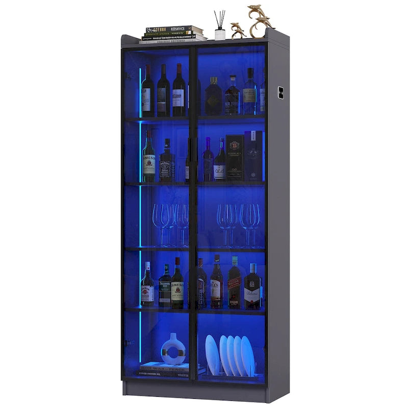 Atmosphere Dining Cabinet with LED light
