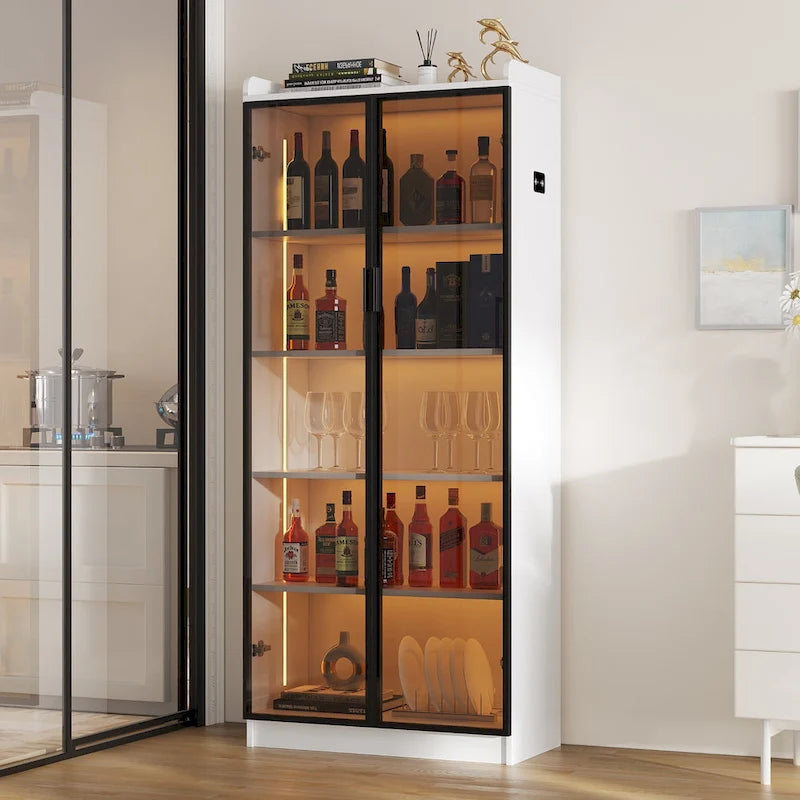 Atmosphere Dining Cabinet with LED light