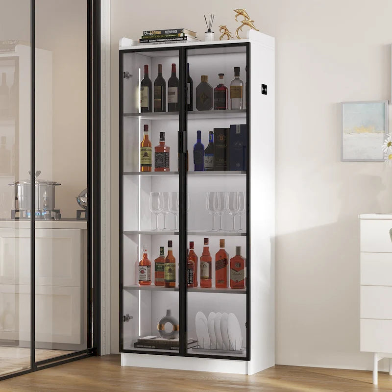 Atmosphere Dining Cabinet with LED light
