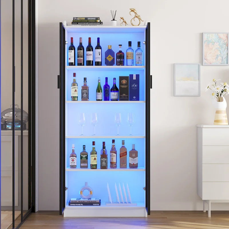 Atmosphere Dining Cabinet with LED light