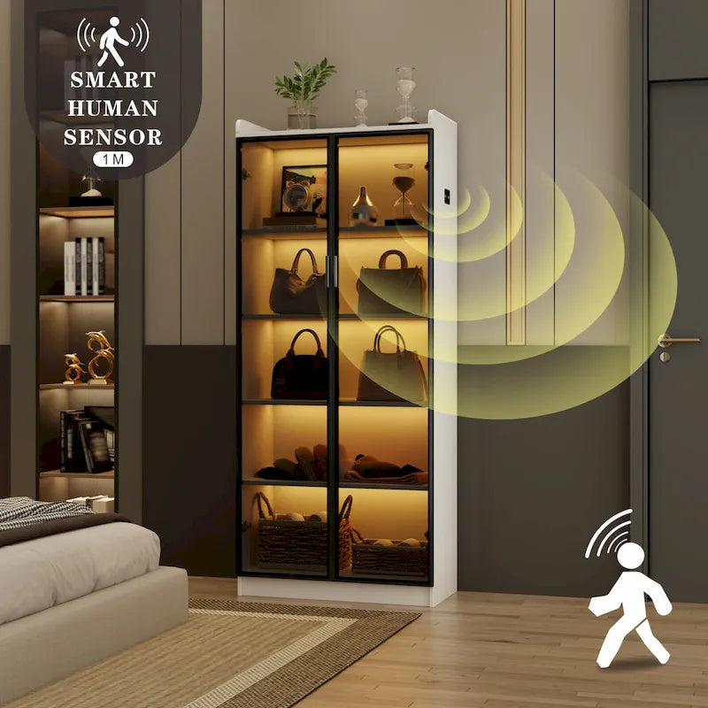 Atmosphere Dining Cabinet with LED light