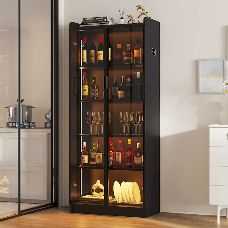 Atmosphere Dining Cabinet with LED light