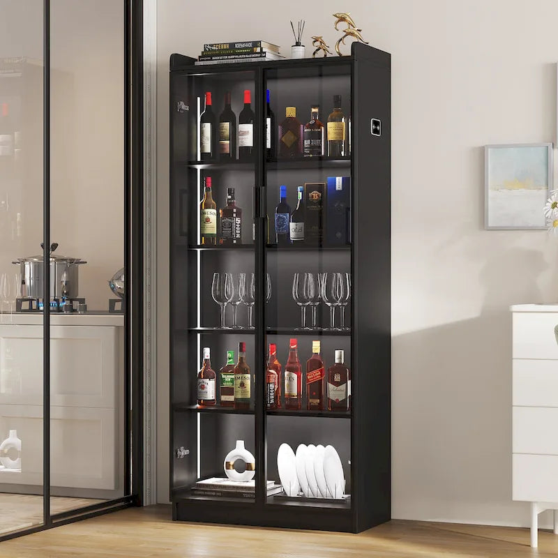 Atmosphere Dining Cabinet with LED light
