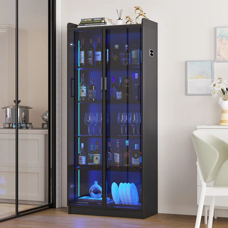 Atmosphere Dining Cabinet with LED light