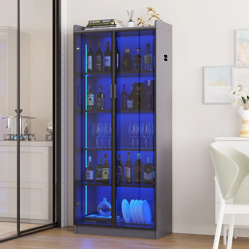 Atmosphere Dining Cabinet with LED light