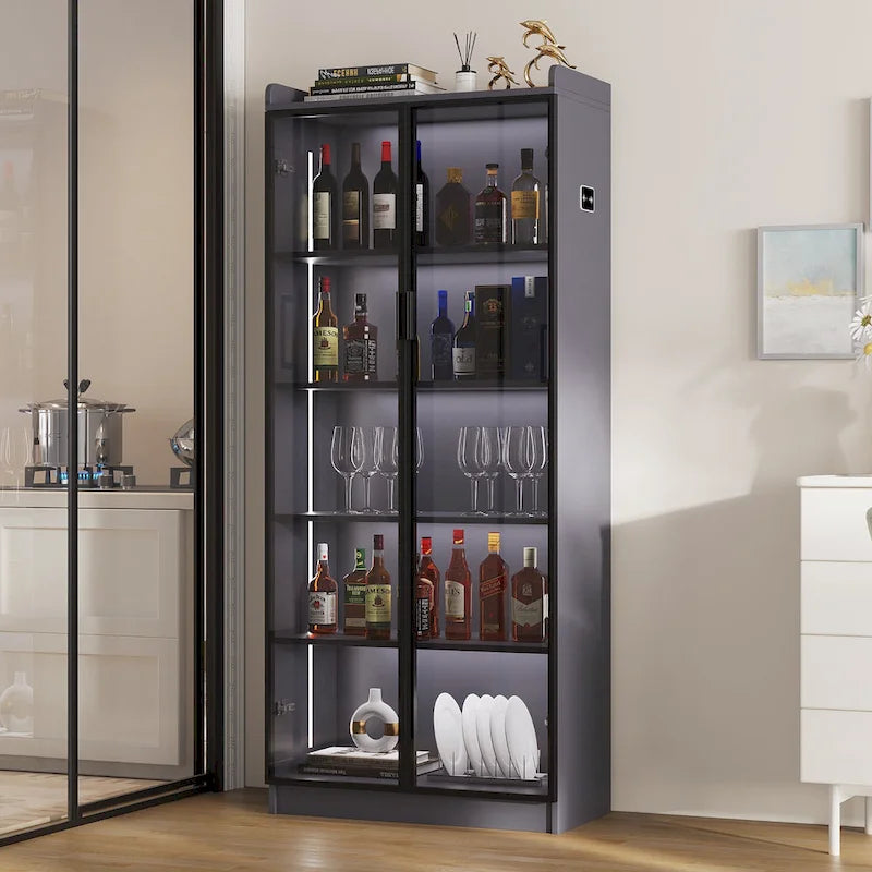 Atmosphere Dining Cabinet with LED light
