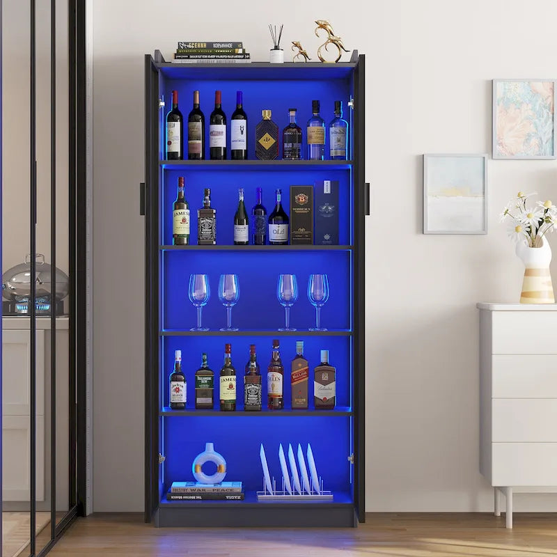 Atmosphere Dining Cabinet with LED light