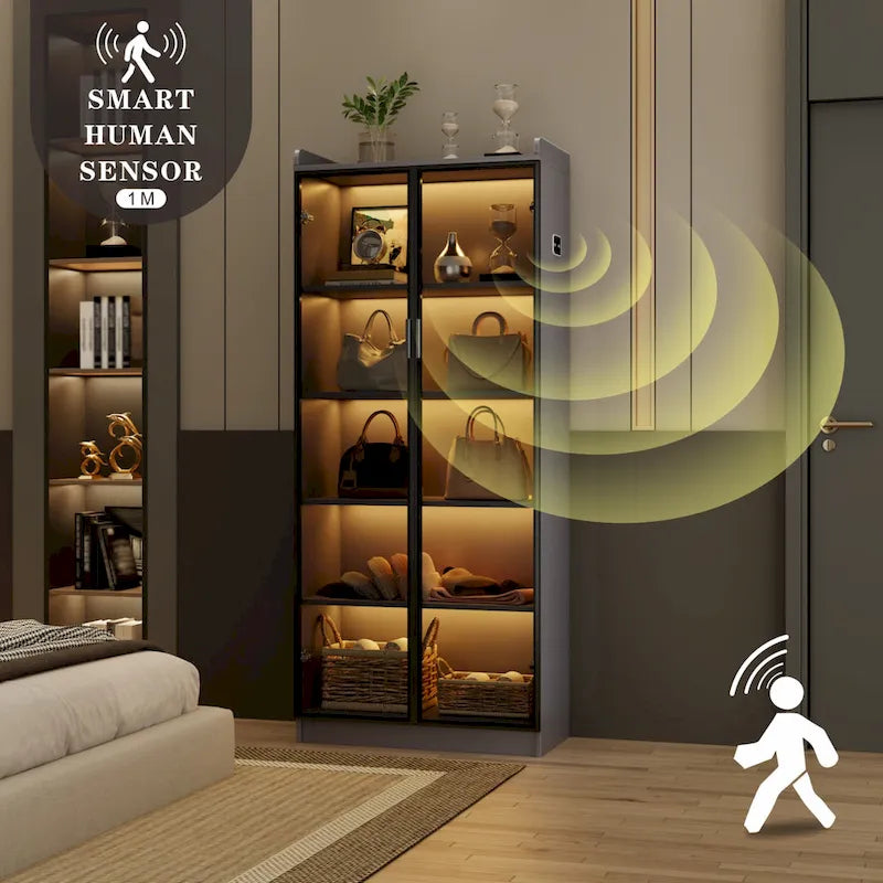 Atmosphere Dining Cabinet with LED light