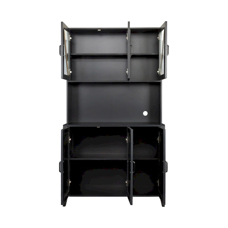 Credenza dispensa con ante in vetro