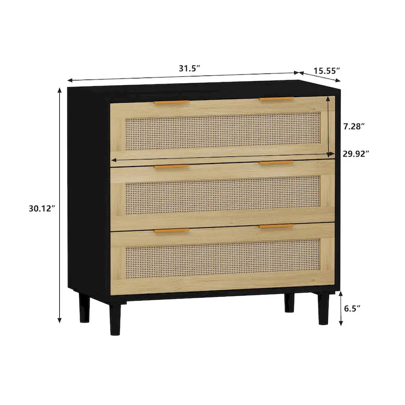 Cassettiera in rattan da 31.50 per la camera da letto e il soggiorno