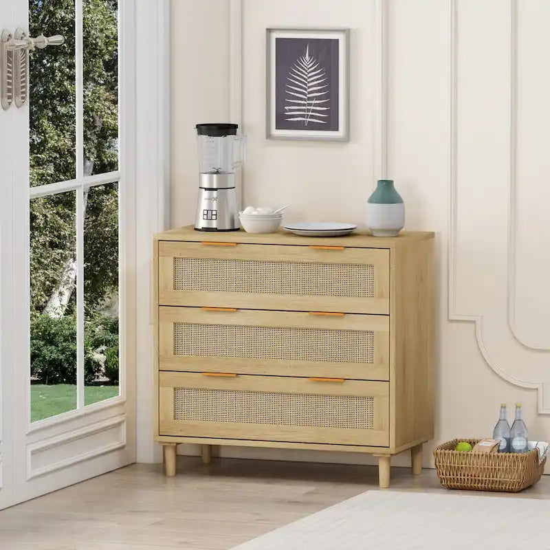 Cassettiera in rattan da 31.50 per la camera da letto e il soggiorno