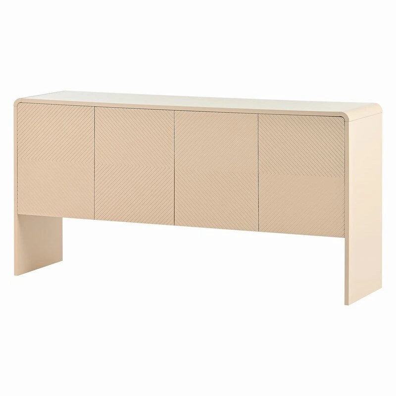 60L Large Storage Space Sideboard with 4 Doors