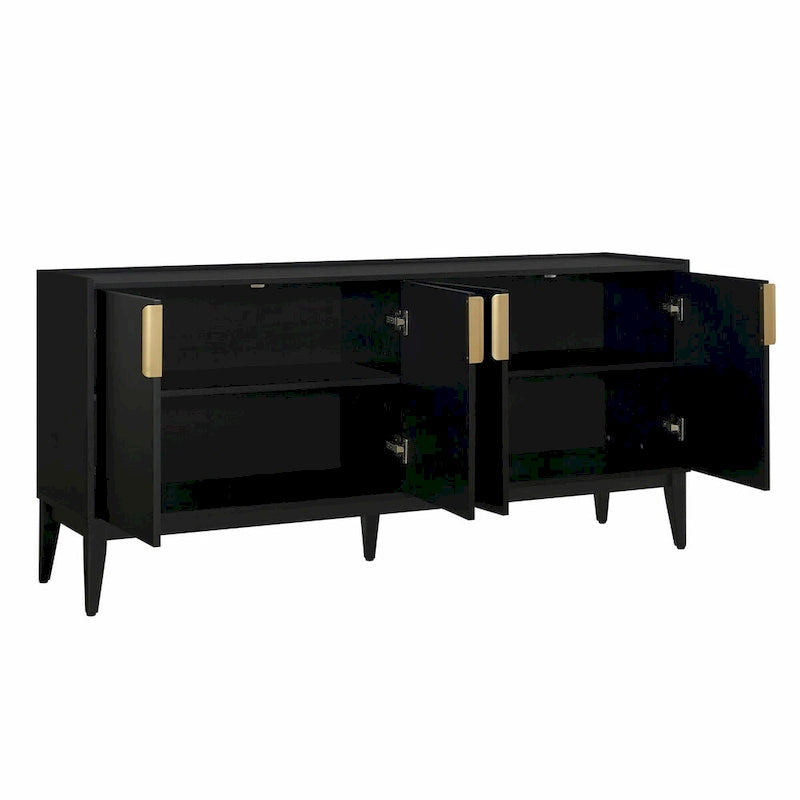 Storage Cabinet Sideboard Wooden Cabinet with 4 Doors