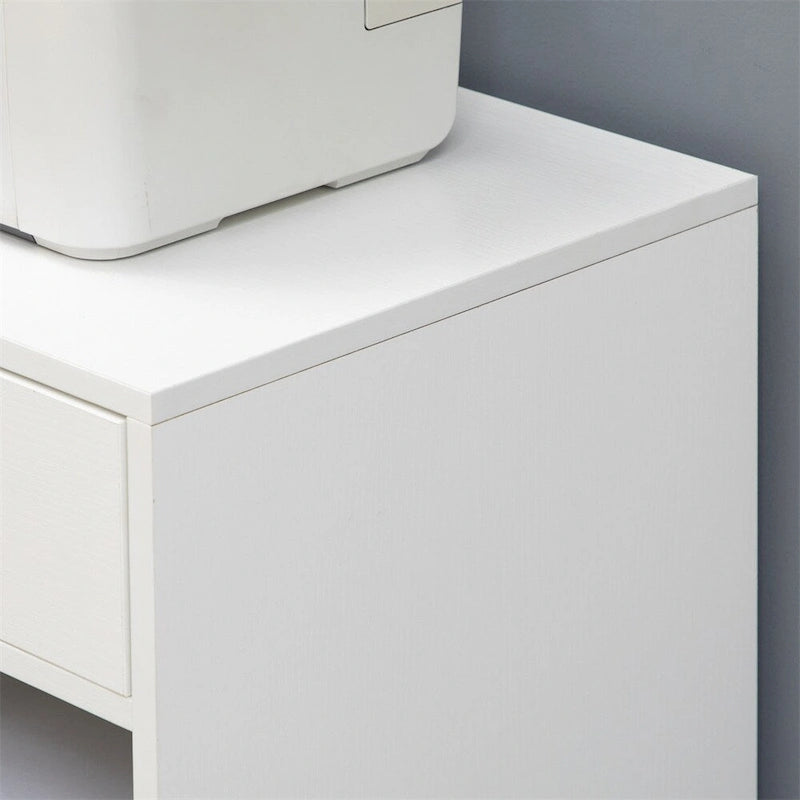 Supporto mobile per stampante, carrello schedario con rotelle, regolabile