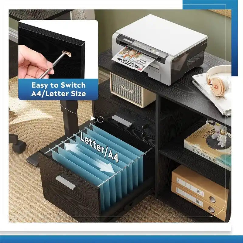 2 Drawer Lateral File Cabinet - 16D x 32W x 26H