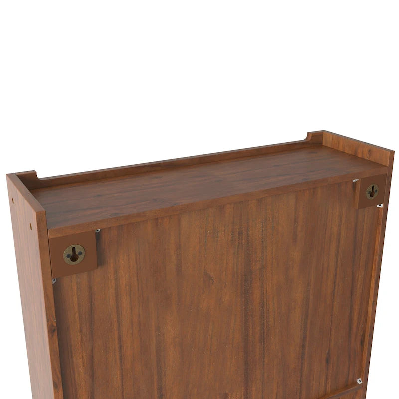Vetrinetta vintage a doppia anta in vetro da 24.8