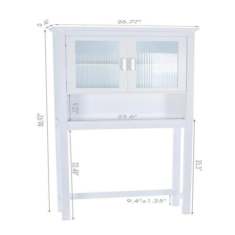 Mobile contenitore sopra il WC - 9.4D x 26.77W x 66.92H