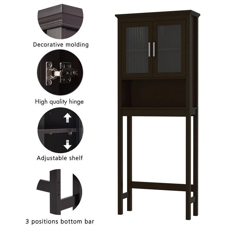 Mobile contenitore sopra il WC - 9.4D x 26.77W x 66.92H