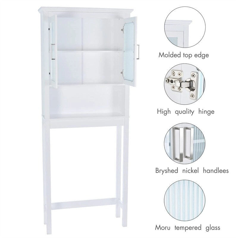 Mobile contenitore sopra il WC - 9.4D x 26.77W x 66.92H